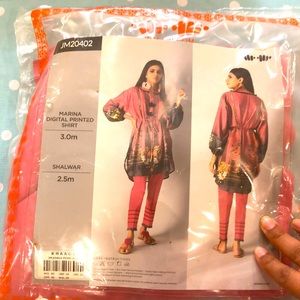 Marina digital print shalwar kumeez  , unstitched 2 piece suit